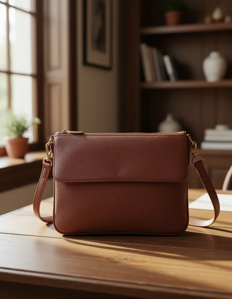 Designer-inspirierte Ledergeldbörse