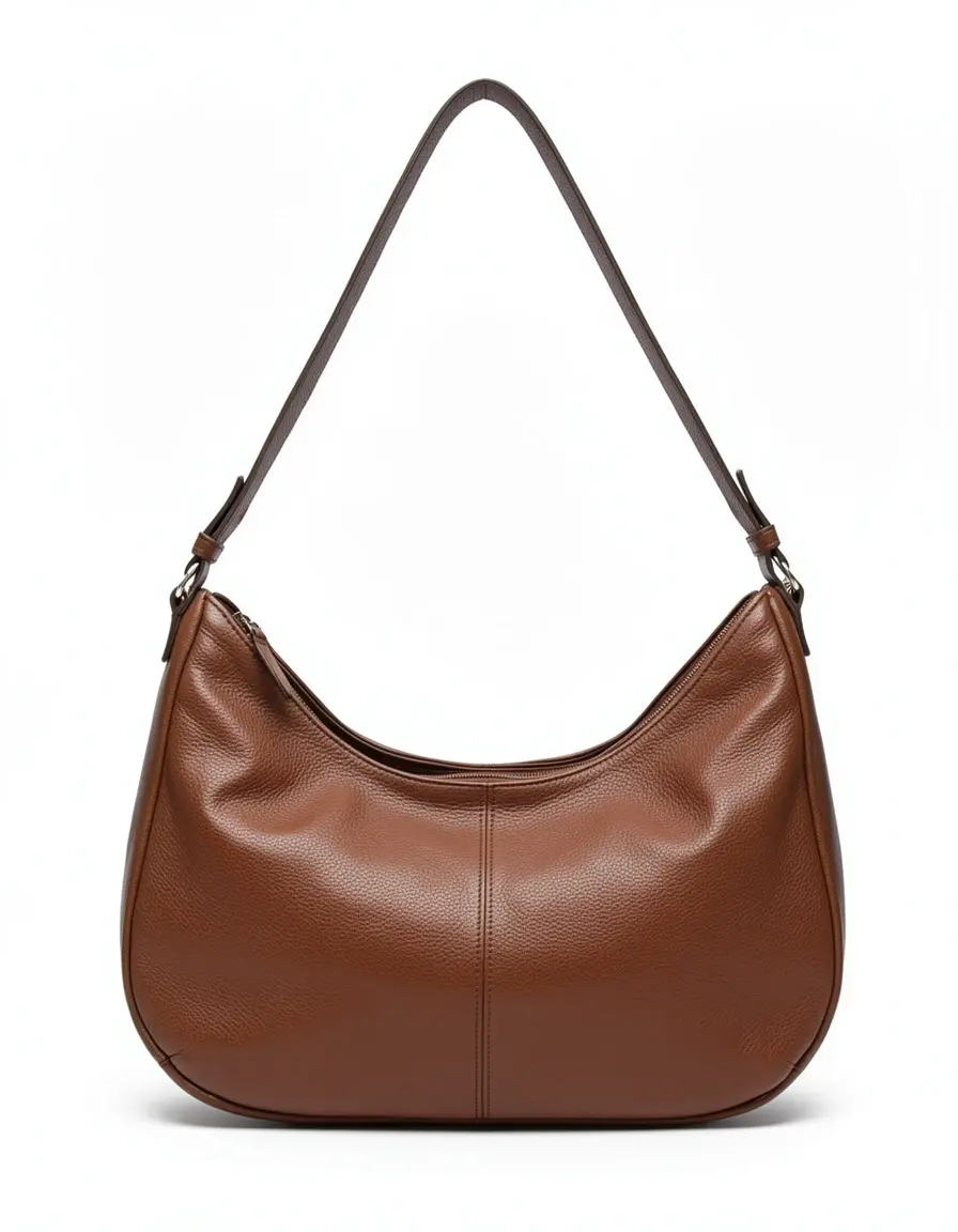 Braune Sling Leder Damen Bag für Reisen und City