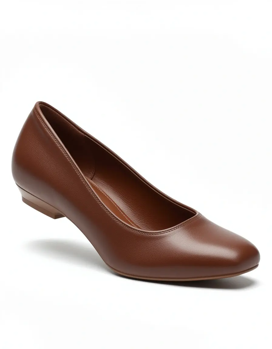 Bequeme braune Damen Sandale Leder