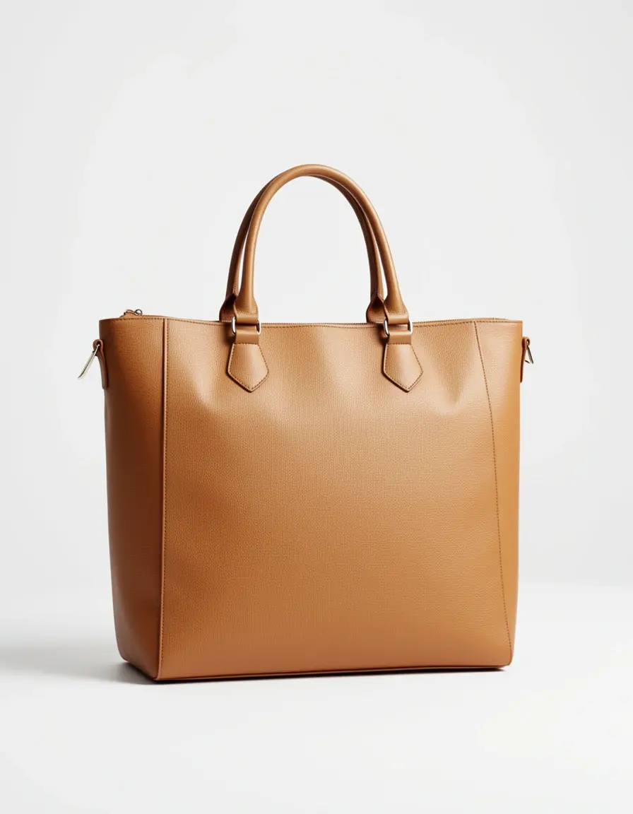 Fashion tan leather damen bag