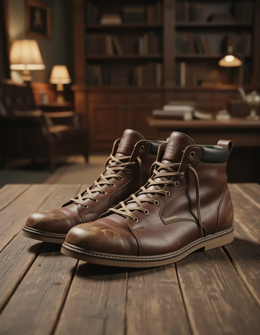 Vintage Style Herren Sneaker aus Leder