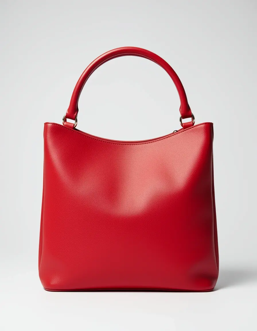 Rote PU Leder Handtasche