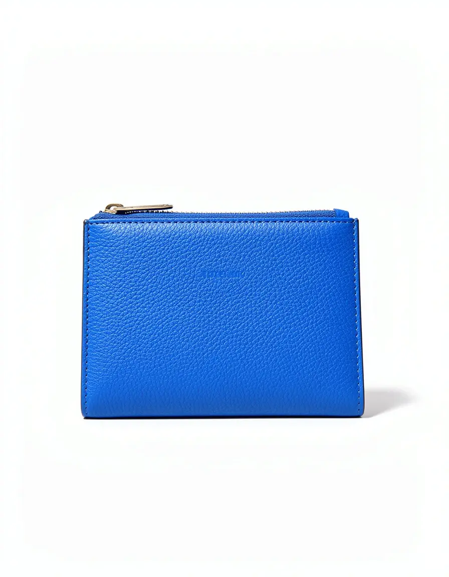 Kleine blaue Ledertasche Pouch für Herren