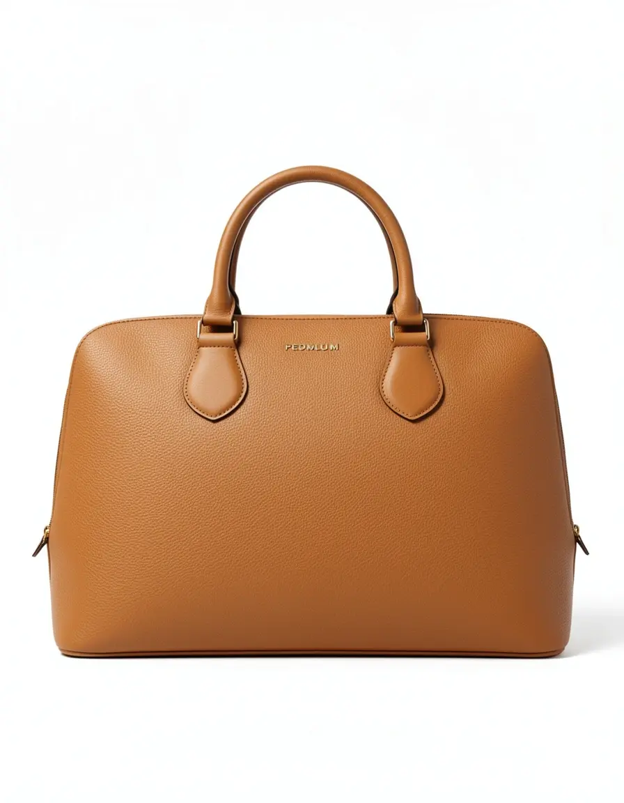 Hochwertige Leder Premium Tasche Tan