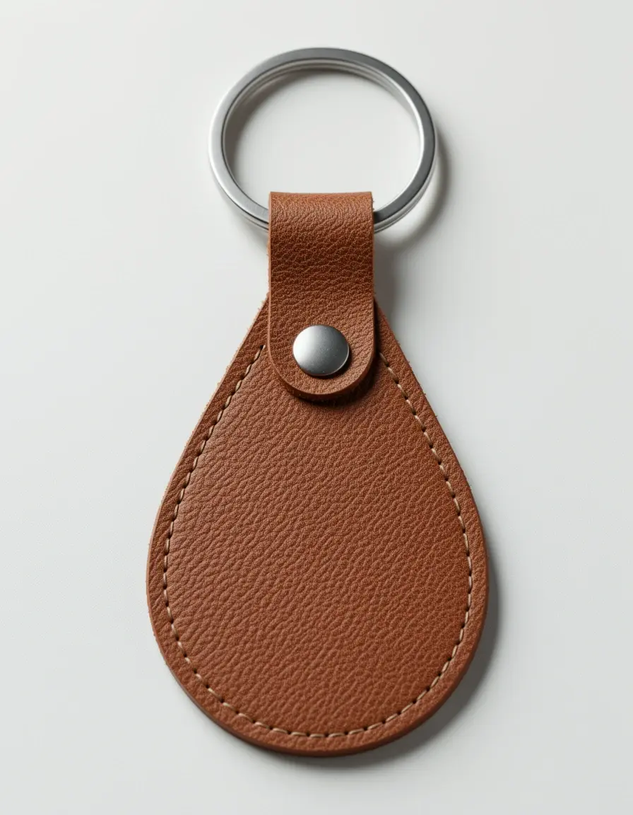 Alcantara Leder Keychain