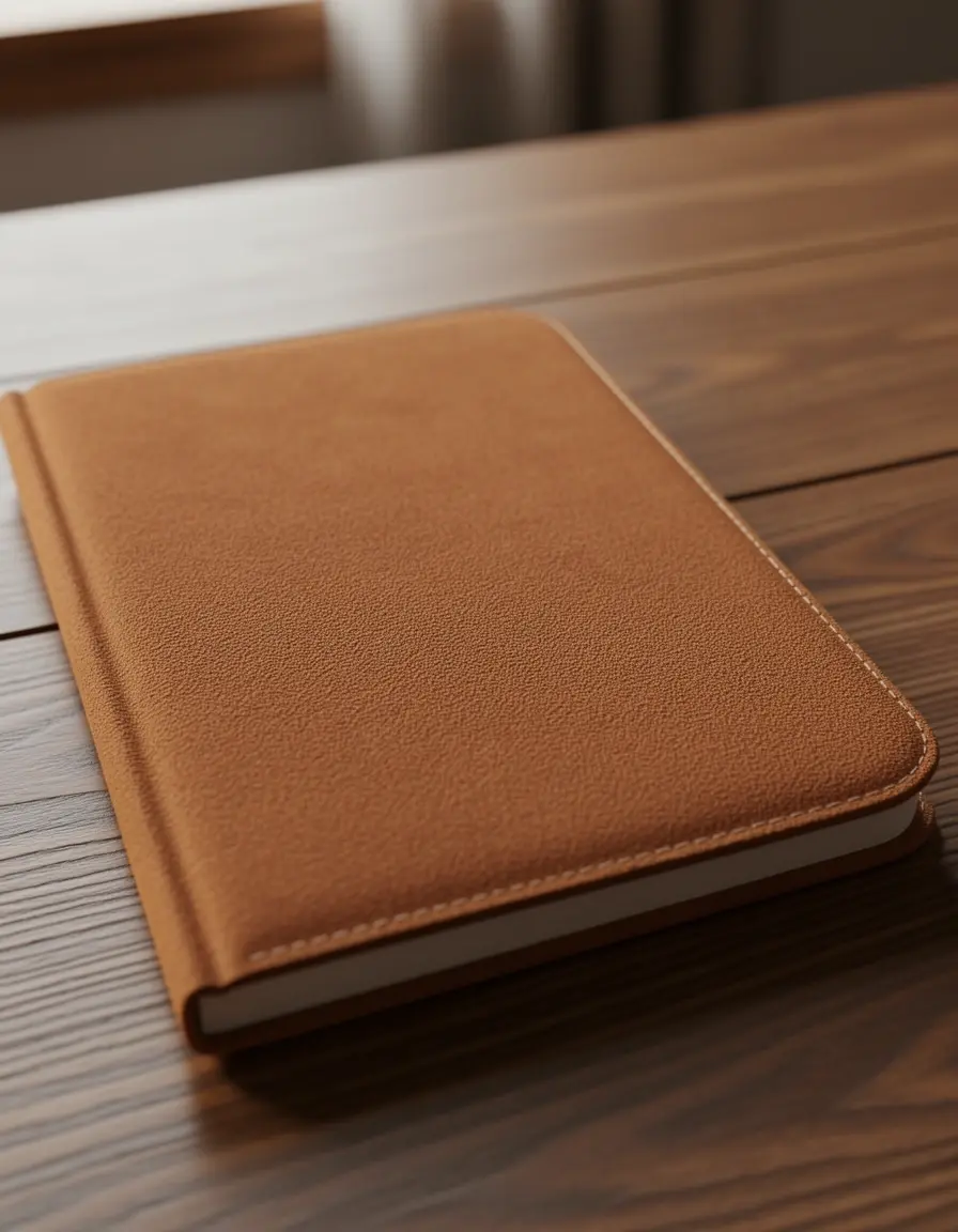 Alcantara Leder Notebook Cover