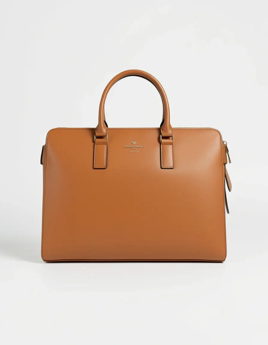 Cognacfarbene Executive Ledertasche für Herren