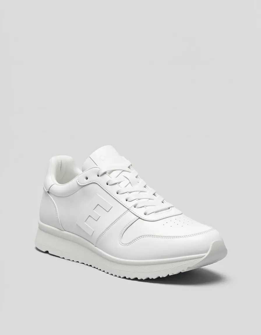 Sportlicher weißer Leder Sneaker Damen bequem