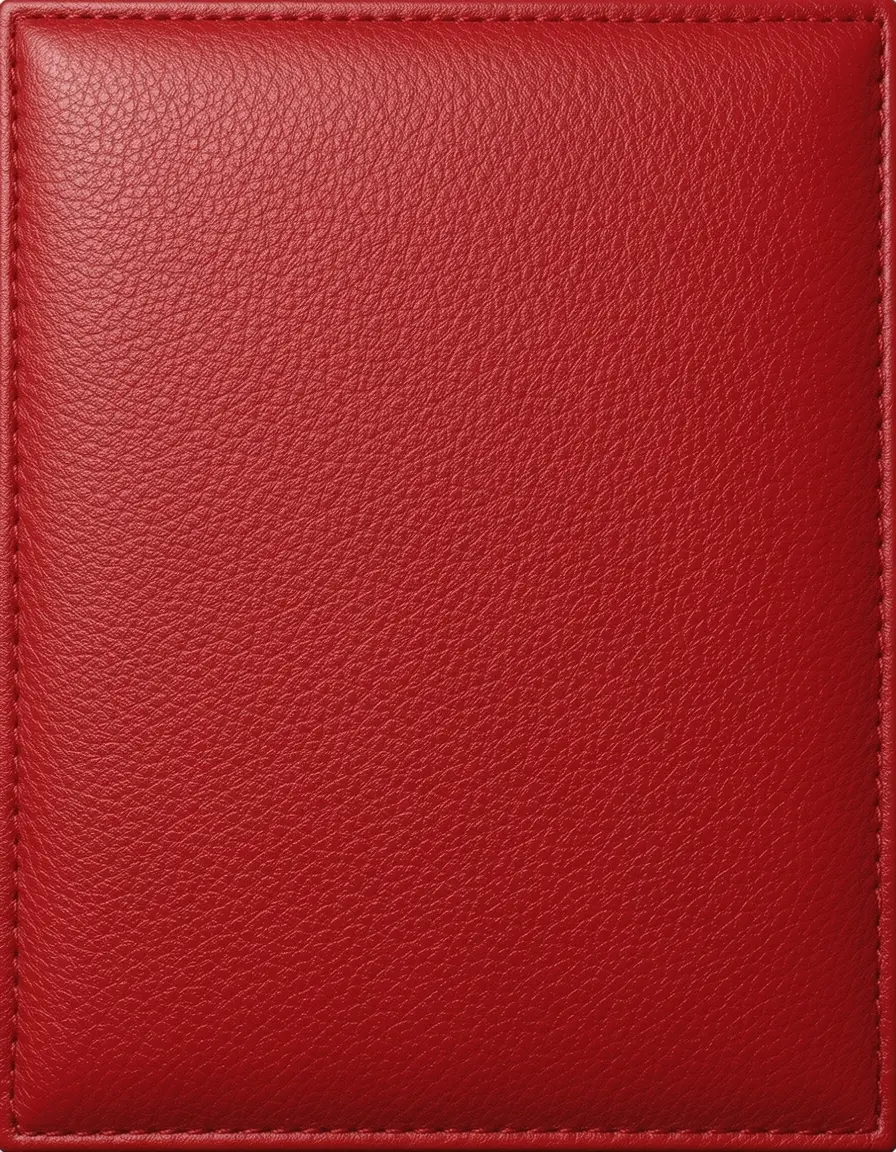 Robuste rote Leder-Clogs für Herren mit fester Sohle