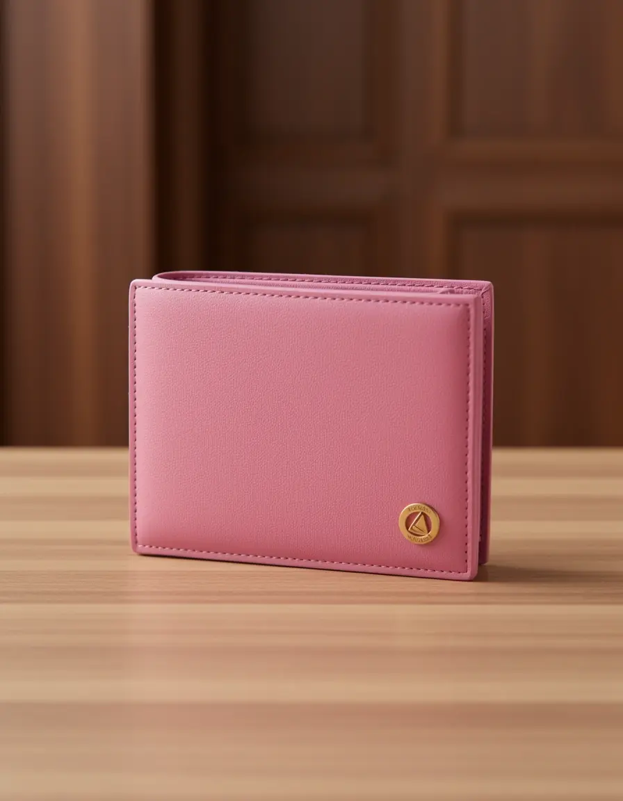 Designer Leder Geldbörse Damen in Pink